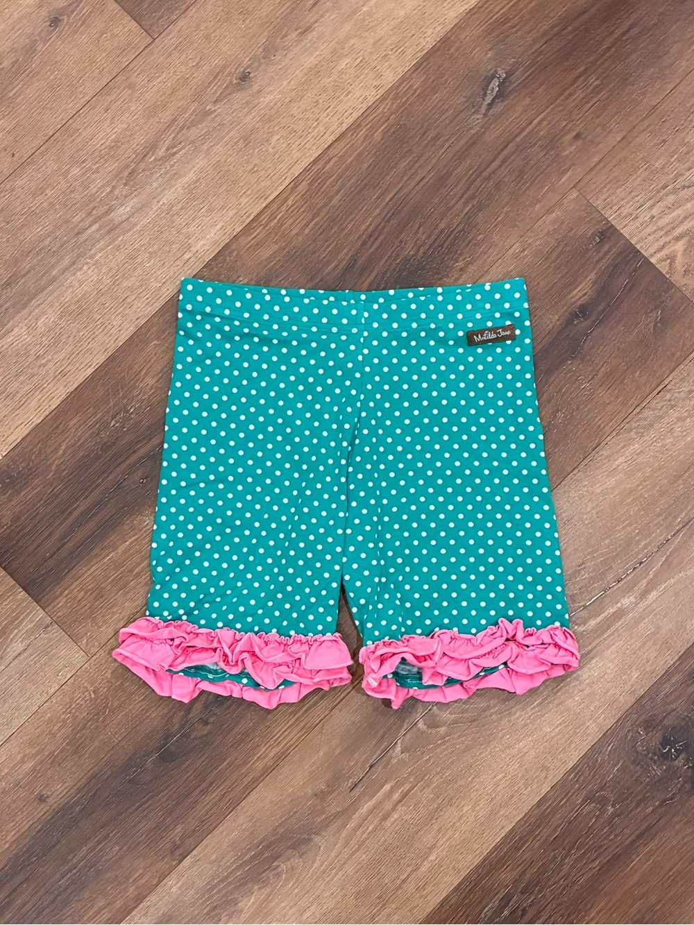 Matilda Jane Cheerful Spirit Shortie Brilliant Daydream Green Shorts 14 Girl